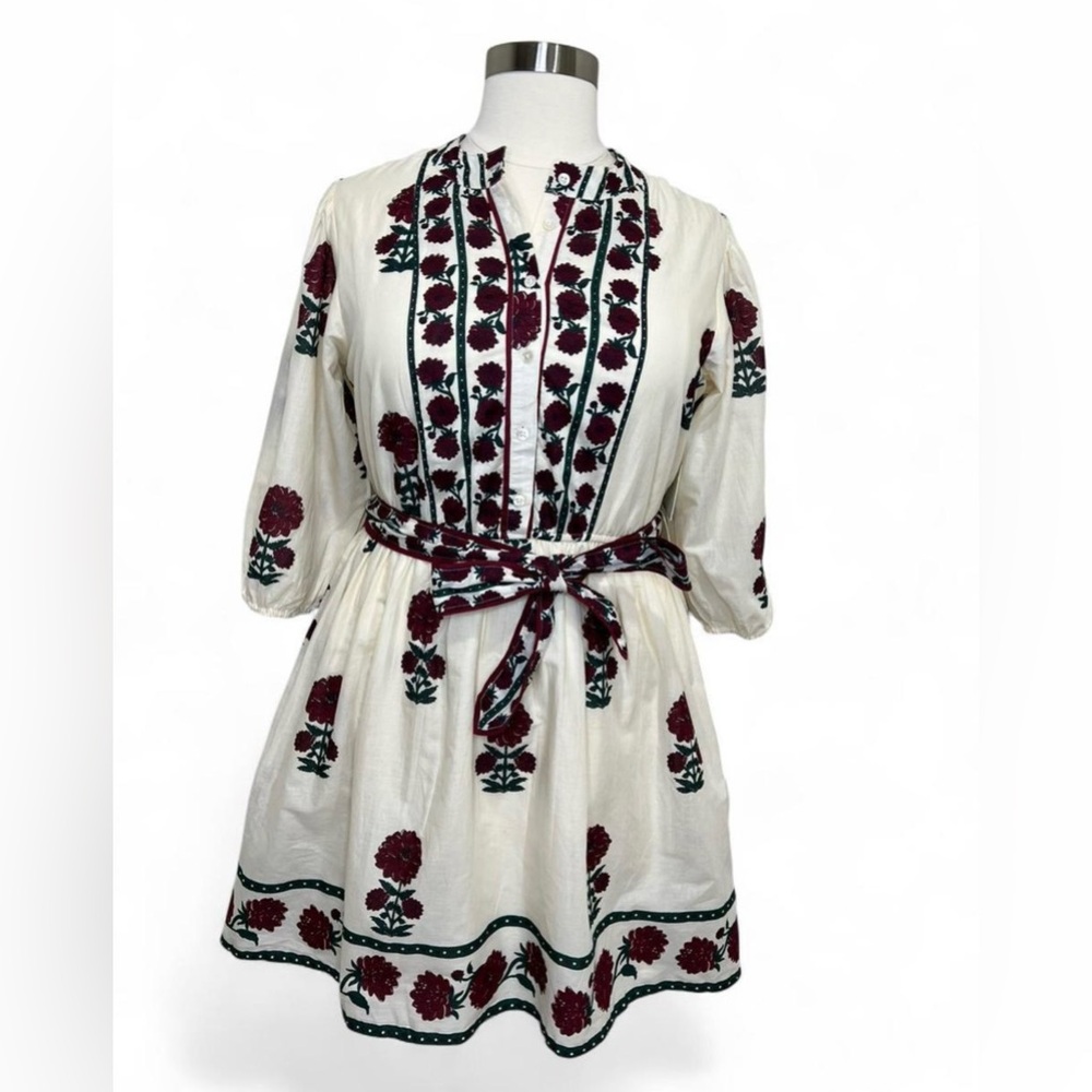 NWT Léa floral long sleeve tunic style dress.